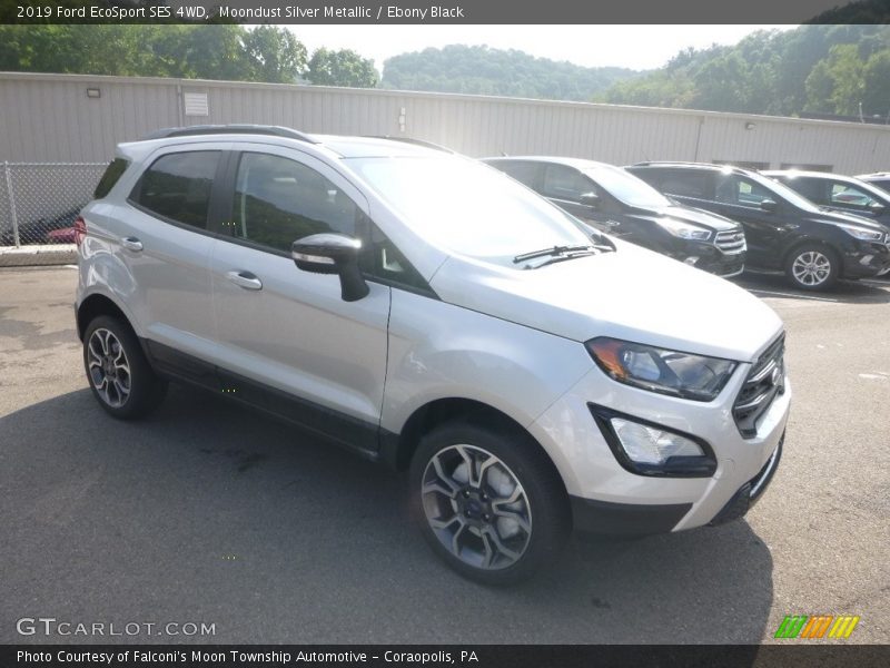 Moondust Silver Metallic / Ebony Black 2019 Ford EcoSport SES 4WD