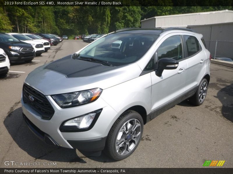 Moondust Silver Metallic / Ebony Black 2019 Ford EcoSport SES 4WD