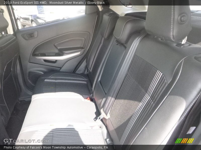 Moondust Silver Metallic / Ebony Black 2019 Ford EcoSport SES 4WD