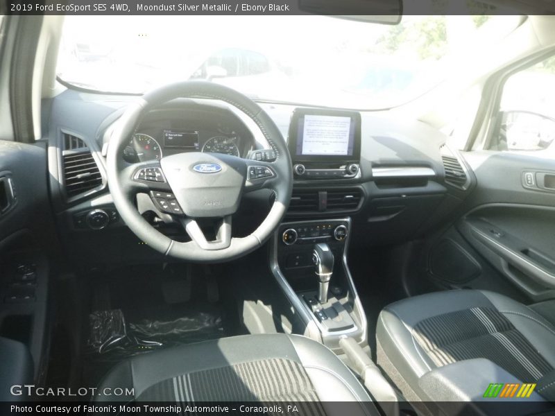 Moondust Silver Metallic / Ebony Black 2019 Ford EcoSport SES 4WD