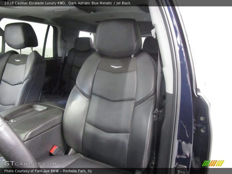 Dark Adriatic Blue Metallic / Jet Black 2018 Cadillac Escalade Luxury 4WD