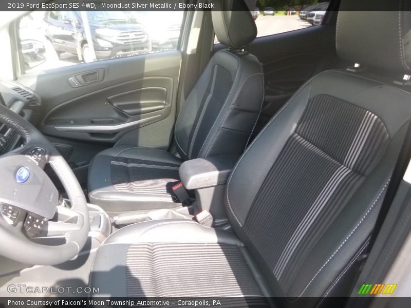 Moondust Silver Metallic / Ebony Black 2019 Ford EcoSport SES 4WD