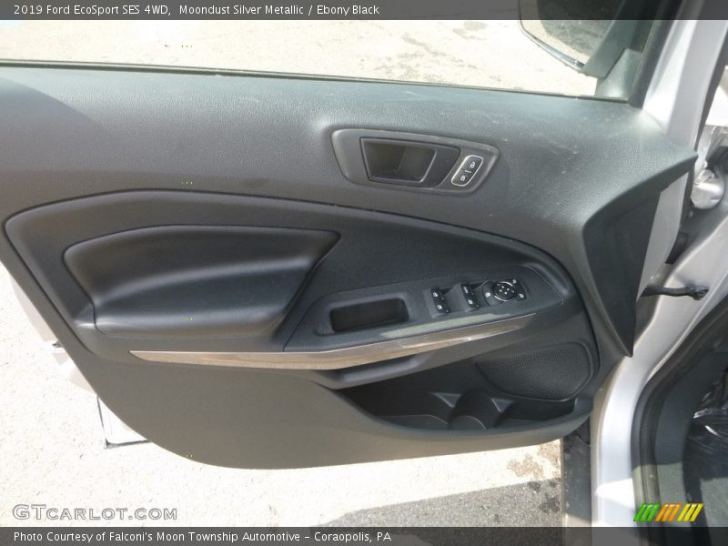 Moondust Silver Metallic / Ebony Black 2019 Ford EcoSport SES 4WD