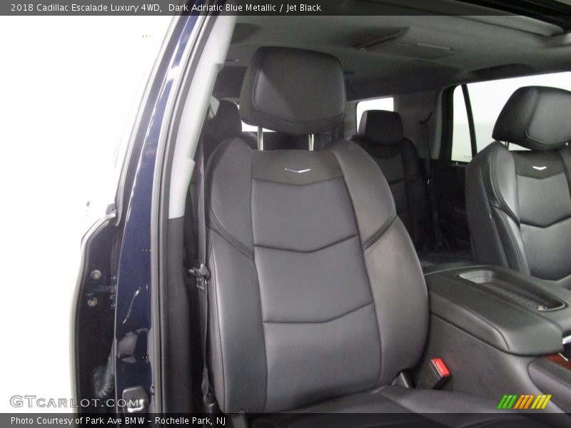 Dark Adriatic Blue Metallic / Jet Black 2018 Cadillac Escalade Luxury 4WD