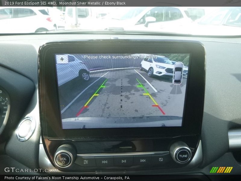 Moondust Silver Metallic / Ebony Black 2019 Ford EcoSport SES 4WD