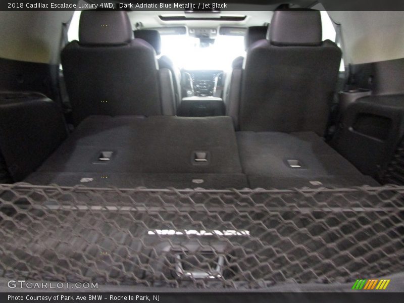 Dark Adriatic Blue Metallic / Jet Black 2018 Cadillac Escalade Luxury 4WD