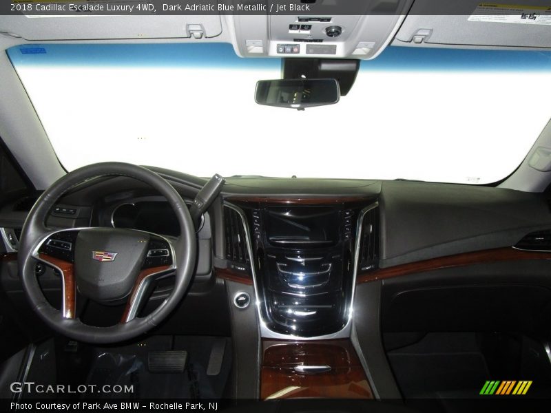 Dark Adriatic Blue Metallic / Jet Black 2018 Cadillac Escalade Luxury 4WD