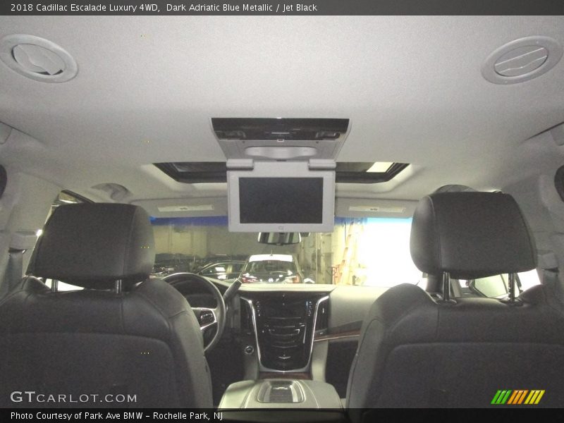 Dark Adriatic Blue Metallic / Jet Black 2018 Cadillac Escalade Luxury 4WD