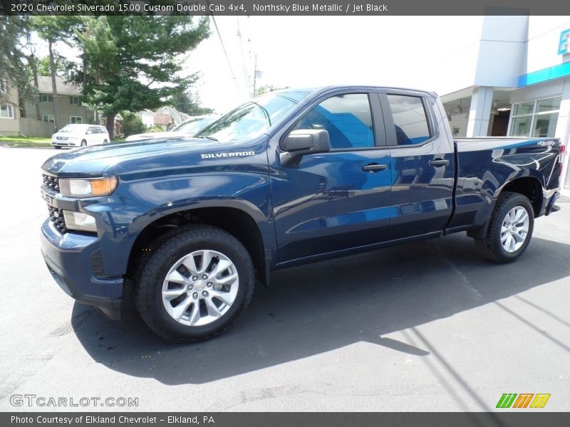  2020 Silverado 1500 Custom Double Cab 4x4 Northsky Blue Metallic