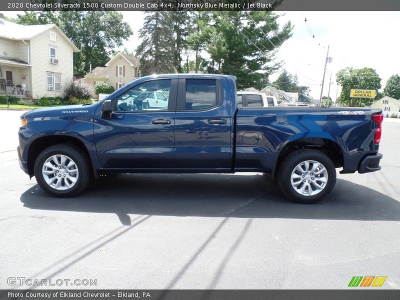  2020 Silverado 1500 Custom Double Cab 4x4 Northsky Blue Metallic