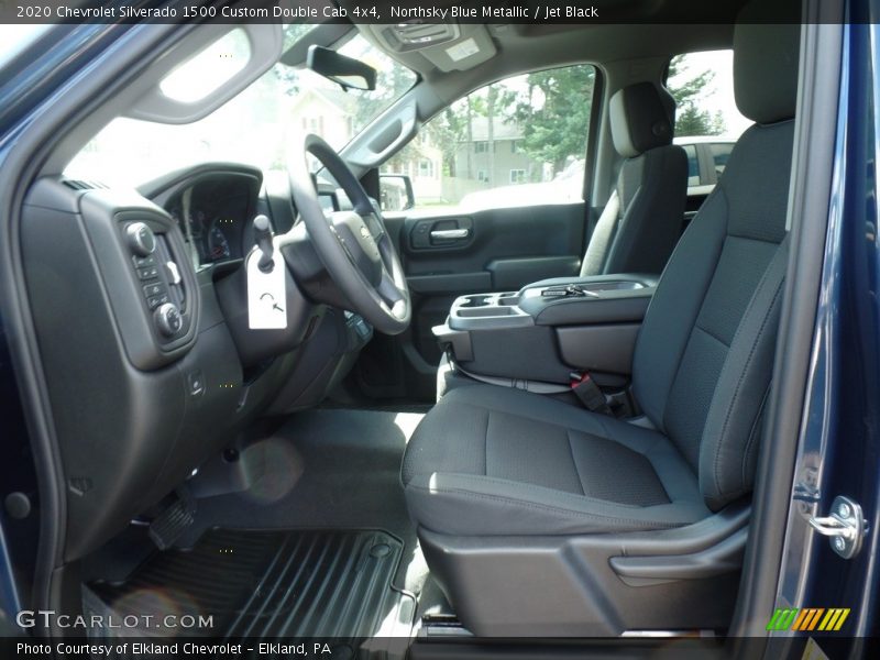  2020 Silverado 1500 Custom Double Cab 4x4 Jet Black Interior