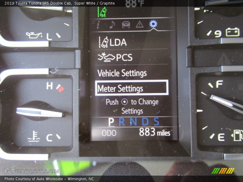 Super White / Graphite 2019 Toyota Tundra SR5 Double Cab