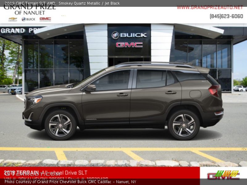 Smokey Quartz Metallic / Jet Black 2019 GMC Terrain SLT AWD