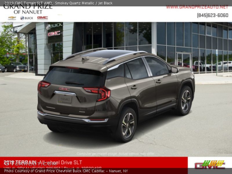 Smokey Quartz Metallic / Jet Black 2019 GMC Terrain SLT AWD