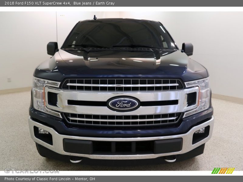 Blue Jeans / Earth Gray 2018 Ford F150 XLT SuperCrew 4x4