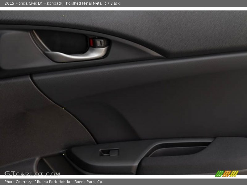 Polished Metal Metallic / Black 2019 Honda Civic LX Hatchback