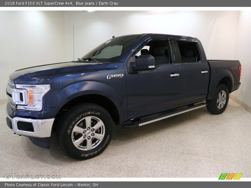 Blue Jeans / Earth Gray 2018 Ford F150 XLT SuperCrew 4x4