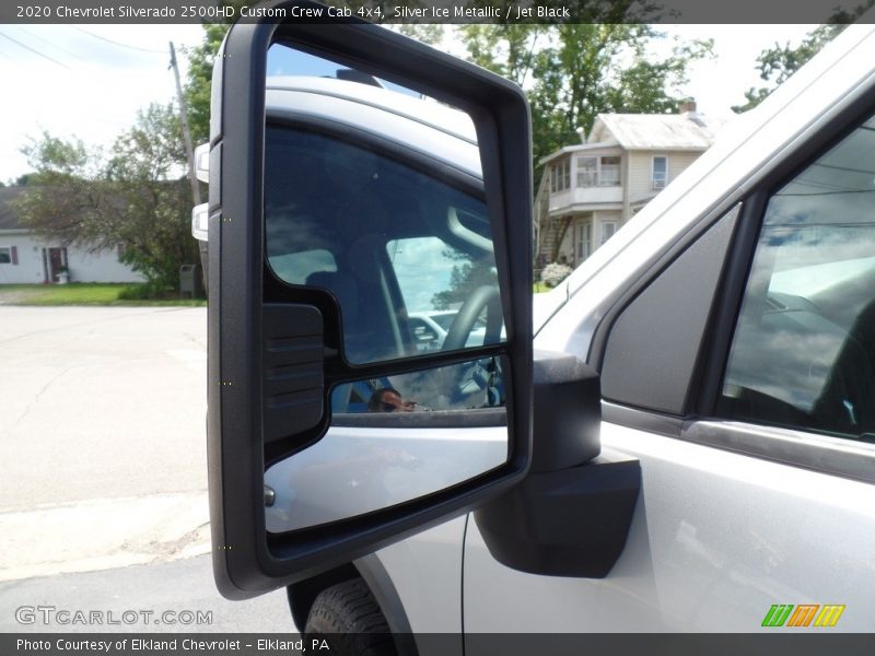 Silver Ice Metallic / Jet Black 2020 Chevrolet Silverado 2500HD Custom Crew Cab 4x4