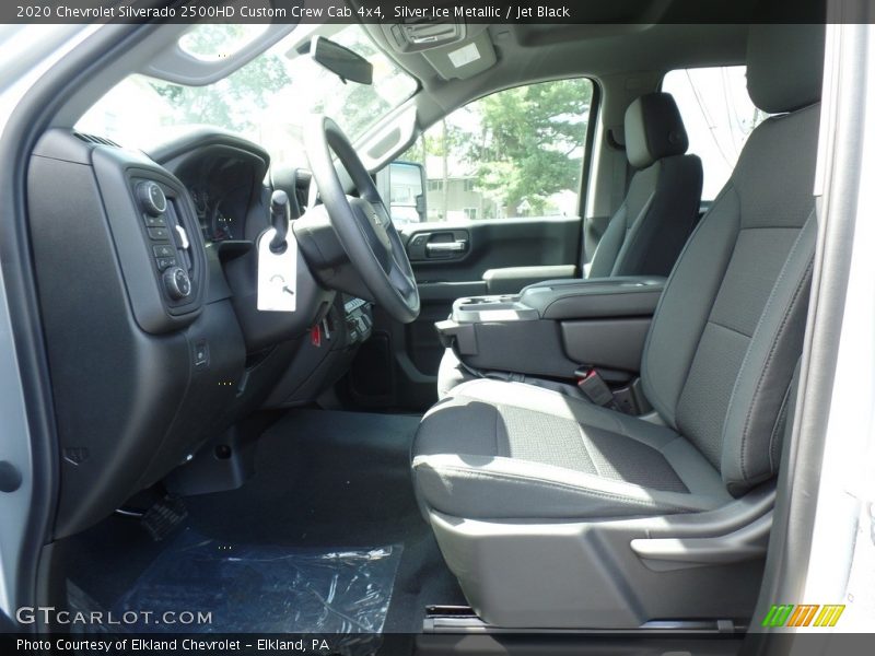 Silver Ice Metallic / Jet Black 2020 Chevrolet Silverado 2500HD Custom Crew Cab 4x4