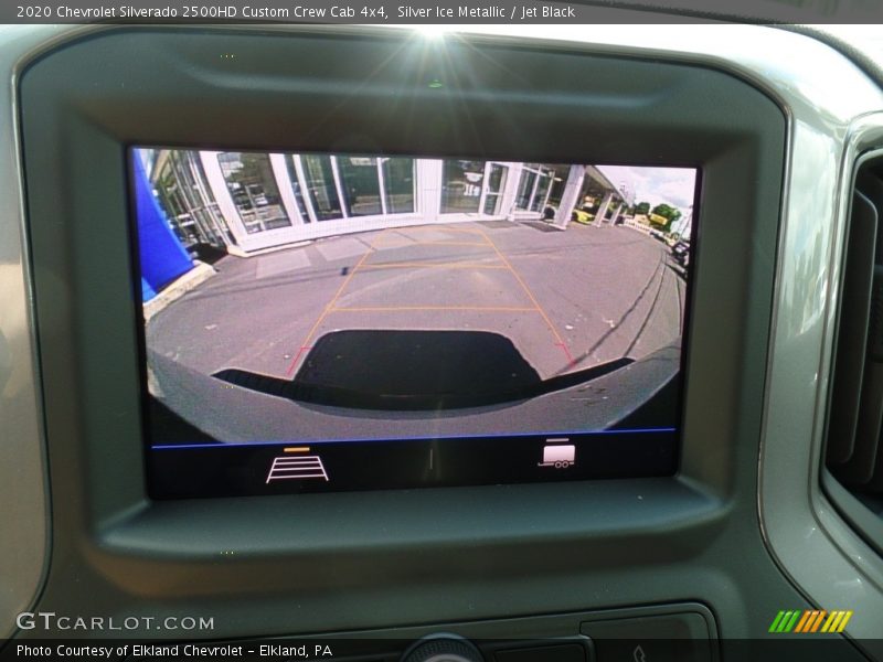 Silver Ice Metallic / Jet Black 2020 Chevrolet Silverado 2500HD Custom Crew Cab 4x4