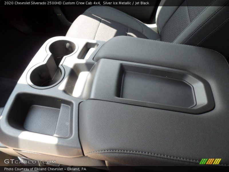 Silver Ice Metallic / Jet Black 2020 Chevrolet Silverado 2500HD Custom Crew Cab 4x4