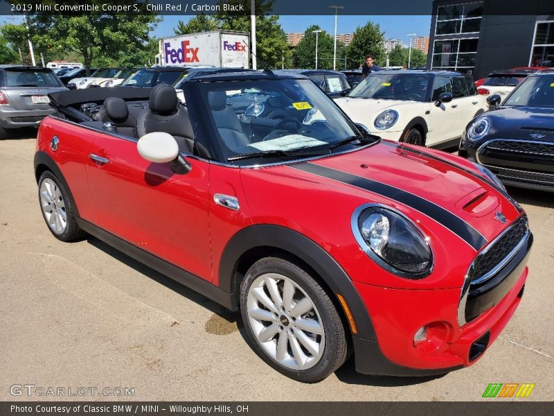Front 3/4 View of 2019 Convertible Cooper S