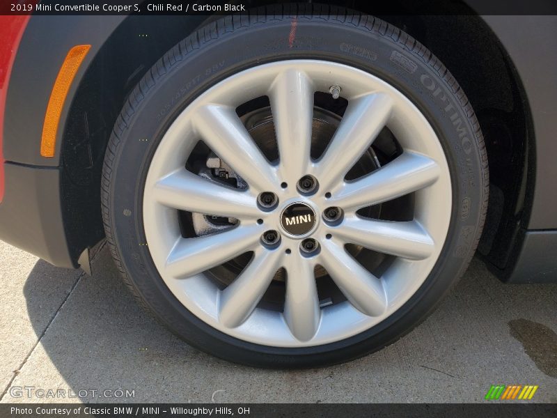 Chili Red / Carbon Black 2019 Mini Convertible Cooper S