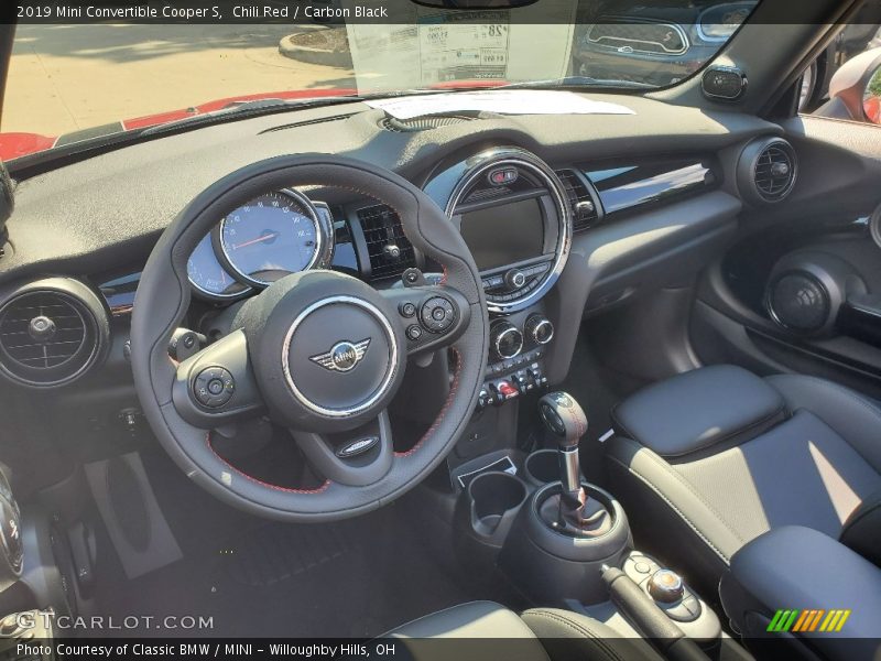 Chili Red / Carbon Black 2019 Mini Convertible Cooper S