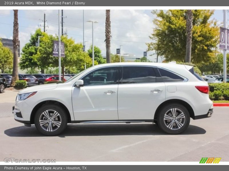 White Diamond Pearl / Ebony 2019 Acura MDX