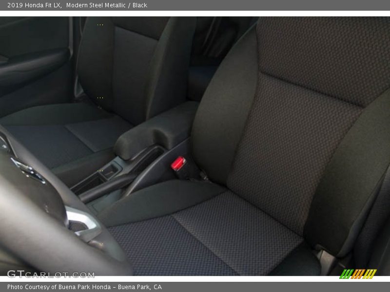 Modern Steel Metallic / Black 2019 Honda Fit LX