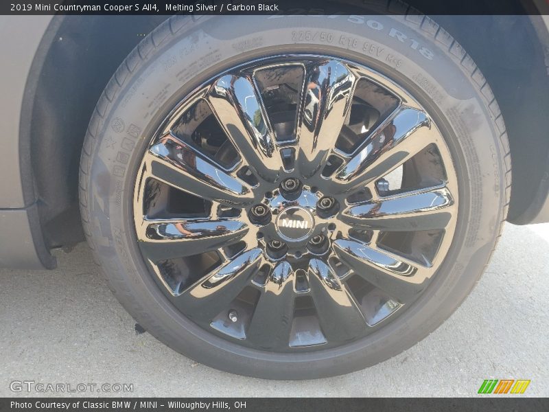Melting Silver / Carbon Black 2019 Mini Countryman Cooper S All4
