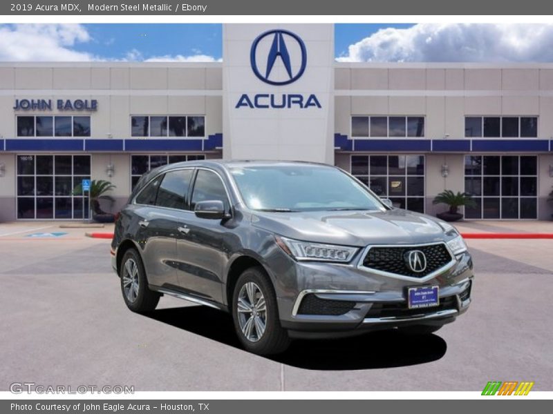 Modern Steel Metallic / Ebony 2019 Acura MDX