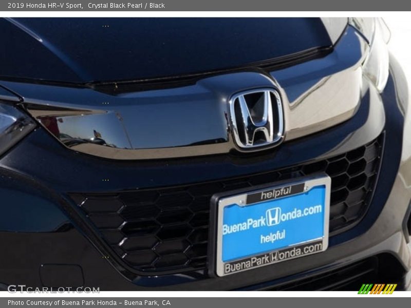 Crystal Black Pearl / Black 2019 Honda HR-V Sport