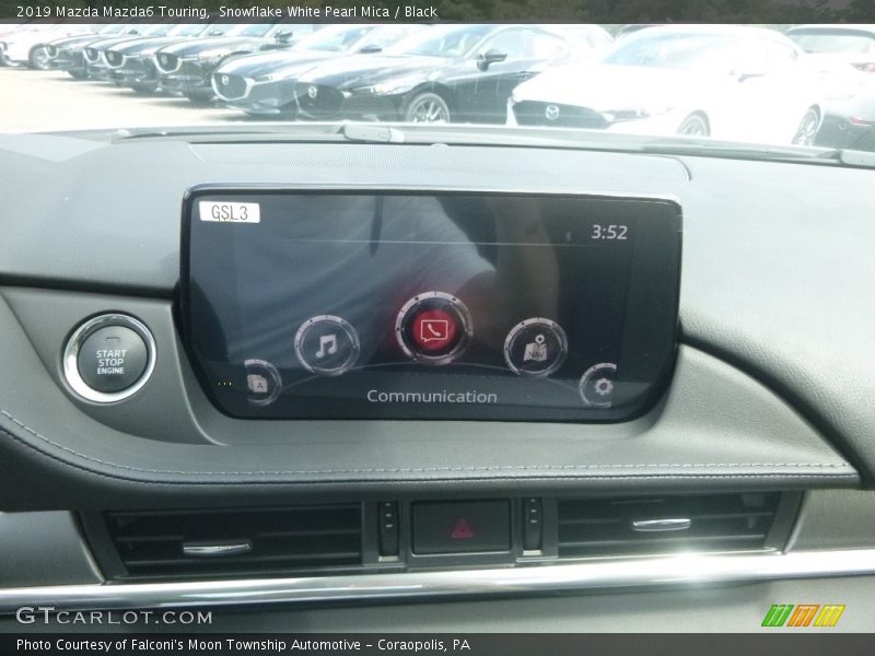 Snowflake White Pearl Mica / Black 2019 Mazda Mazda6 Touring