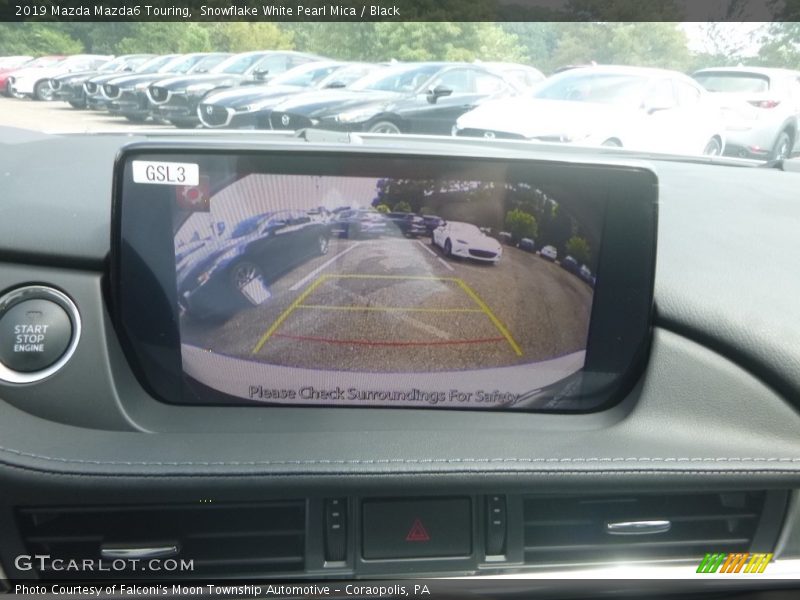 Snowflake White Pearl Mica / Black 2019 Mazda Mazda6 Touring