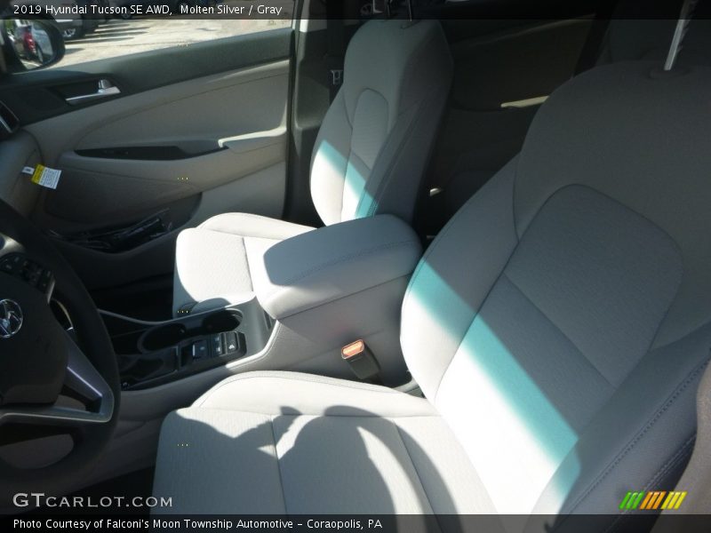 Molten Silver / Gray 2019 Hyundai Tucson SE AWD