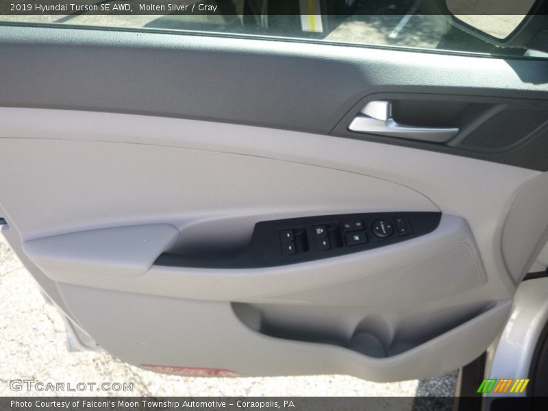 Molten Silver / Gray 2019 Hyundai Tucson SE AWD