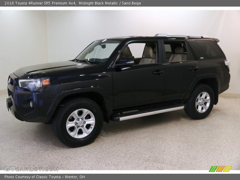 Midnight Black Metallic / Sand Beige 2016 Toyota 4Runner SR5 Premium 4x4