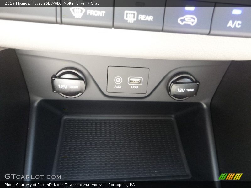 Molten Silver / Gray 2019 Hyundai Tucson SE AWD