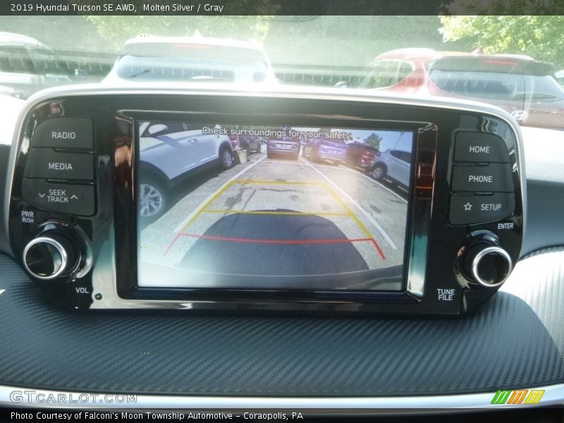 Molten Silver / Gray 2019 Hyundai Tucson SE AWD