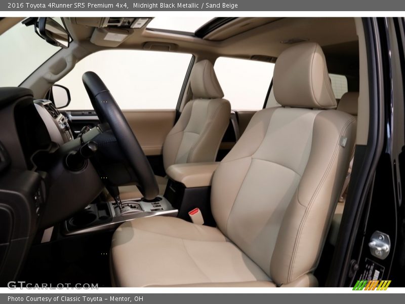 Midnight Black Metallic / Sand Beige 2016 Toyota 4Runner SR5 Premium 4x4