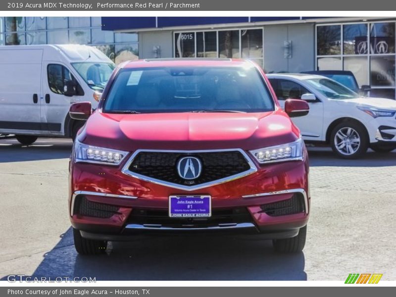 Performance Red Pearl / Parchment 2019 Acura MDX Technology