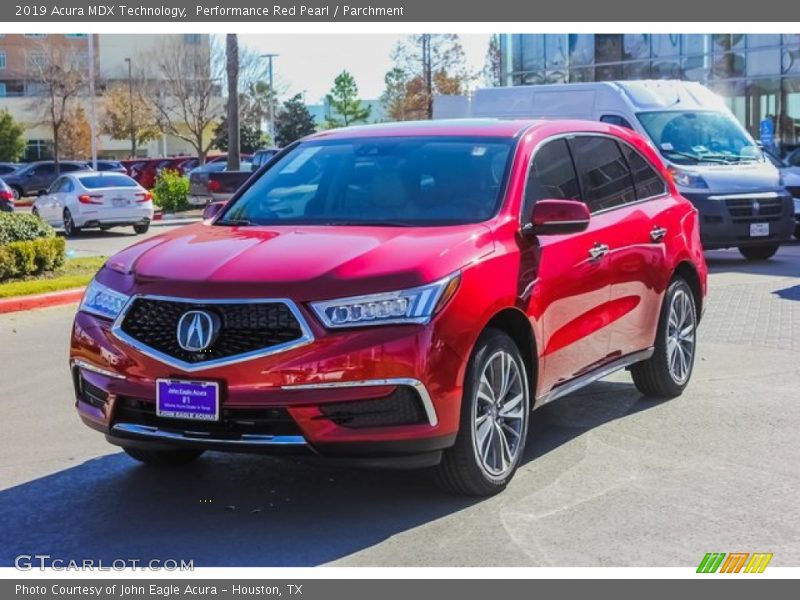 Performance Red Pearl / Parchment 2019 Acura MDX Technology