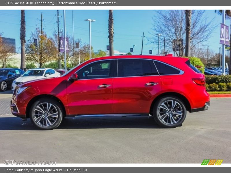 Performance Red Pearl / Parchment 2019 Acura MDX Technology