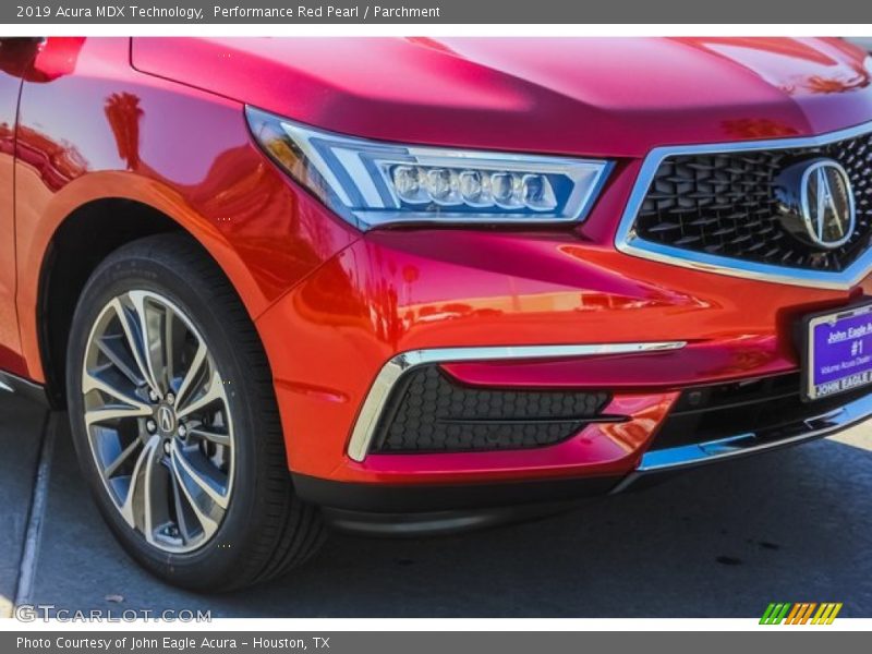 Performance Red Pearl / Parchment 2019 Acura MDX Technology