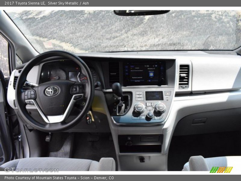 Silver Sky Metallic / Ash 2017 Toyota Sienna LE