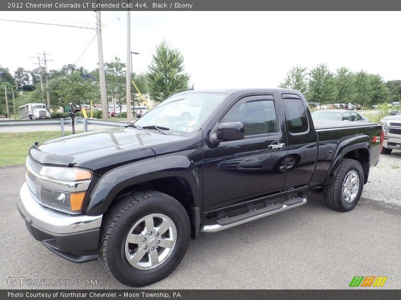 Black / Ebony 2012 Chevrolet Colorado LT Extended Cab 4x4