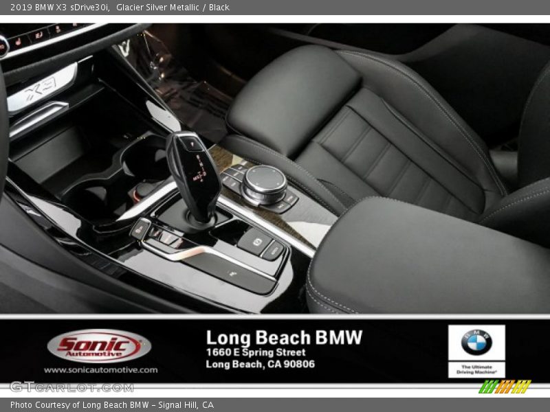 Glacier Silver Metallic / Black 2019 BMW X3 sDrive30i