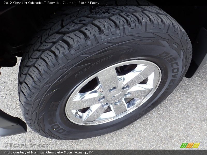 Black / Ebony 2012 Chevrolet Colorado LT Extended Cab 4x4