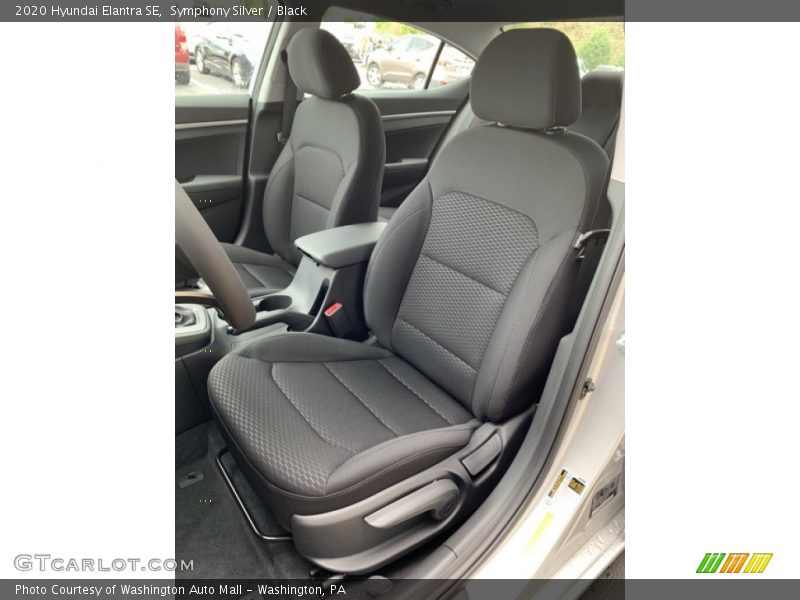 Front Seat of 2020 Elantra SE